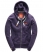 polo purple marl / fluro orang