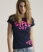 ECLIPSE NAVY/FLURO PINK Superdry Coaching T-shirt