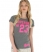 dark marl/fluro pink Superdry Coaching T-Shirt