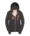 CHARCOAL MARL/FLURO ORANGE Superdry Pop Colour Zip Hoodie