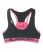 BLACK/BLACK/PINK Superdry Athletic Style Bra