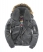 gun grey Superdry Asymmetric Flying Bomber Jacke