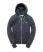 MIDNIGHT MARL/FLURO GREEN EM Superdry Pop Colour Zip Hood