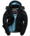black/baby blue