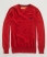 RICH RED /FRENCH NAVY Superdry Classic Vee Knit