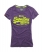 POLO PURPLE MARL/FLURO YELLOW Superdry Vintage Entry T-shirt