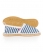 indigo/white stripe
