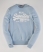 CHINÉ BLEU PÂLE Superdry Top à col rond Preppy Vintage