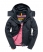 anthrazit/rose/rose Superdry Polar Windcheater-Jacke mit Kapuze