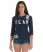 DARK NAVY MARL Superdry Team Old English T-shirt