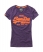 POLO PURPLE MARL / FLURO ORANGE Superdry Vintage Entry T-shirt