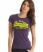 POLO PURPLE MARL/FLURO YELLOW Superdry Vintage Entry T-shirt