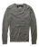 CHINÉ GRIS Superdry Pull encolure ronde Vintage Ultrafine