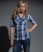 BANDIT BLUE Superdry Lumber Twill shirt