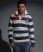 FRENCH NAVY/WINTER WIDE STRIPE Superdry Dest. Stripe Rugby top