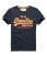 navy marl/fluro orange