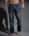 CROSS HATCH BLUE/BLACK Superdry Denim Mill Straight pant