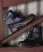 black leather