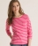 shocking pink stripe