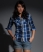 FRENCH NAVY Superdry Lumber Twill shirt