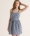 vintage blue gingham