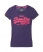 POLO PURPLE MARL/FLURO PINK Superdry vintage entry t-shirt