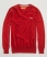 RICH RED/WINTER Superdry Pull vintage col en V