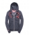 MIDNIGHT MARL/FLURO PINK Superdry Pop Colour Zip Hoodie