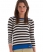 NAVY/CREAM STRIPE Superdry Candy Cane Crew