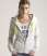 ICE MARL/FLURO YELLOW Superdry Pop Colour Zip Hoodie