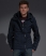 bleu marine/blanc hiver/blanc hiver Superdry Coupe-vent capuche et polaire 