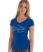 DODGER BLUE MARL Superdry vintage vee t-shirt