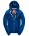 yale blue marl/fluro orange