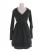 VINTAGE BLACK MARL Superdry Vintage Cinnamon Dress