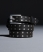BLACK Superdry Hidden Rivet Skinny belt