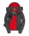 LIGHT CHARCOAL/REBEL RED Superdry Arctic Pop Windcheater