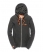 charcoal marl/fluro orange