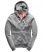 grey marl/fluro orange