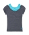 MIDNIGHT MARL/FLURO BLUE Superdry Cut Back Crew Vest