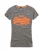 DARK MARL/FLURO ORANGE Superdry Vintage Entry T-shirt