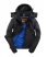 CHARCOAL/ROYAL Superdry Hooded Polar Windcheater