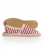 off white/punk pink stripe