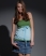 PITCH GREEN/BABY BLUE Superdry Lily Block top