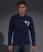 NAVY Superdry Pitcher Pique Polo