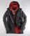 DARK CHARCOAL MARL/RED Superdry Premier Pea Trench Coat