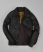 MARRON/BLANC Superdry Veste en cuir Brad