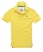 BRIGHT LEMON Superdry Two Button Jersey Polo