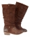 dark brown suede