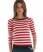 RED/CREAM STRIPE Superdry Candy Cane Crew