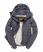 MID GREY/ ECRU Superdry Hooded Polar Windcheater